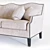 Elegant Eichholtz Merlin Sofa 3D model small image 2