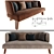 Elegant Minotti Creed Lounge Sofa 3D model small image 1