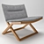 Title: Modern Wooden Swedese Chair 3D model small image 1