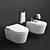 Roca Inspira Wellness Toilet & Bidet - Complete Bathroom Experience 3D model small image 1