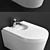 Roca Inspira Wellness Toilet & Bidet - Complete Bathroom Experience 3D model small image 2