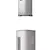 Whirlpool-Brastemp 8 Fridges: 4 Stainless Steel & 4 White 3D model small image 3