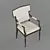 Elegant Eva Arm Chair: Timeless Design 3D model small image 2