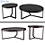 Elegant Aula Coffee Tables 3D model small image 1