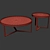 Elegant Aula Coffee Tables 3D model small image 3