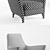 Minotti Loungue Armchair - Stylish and Comfortable 3D model small image 3