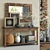 Elegant Pottery Barn Set: Channing Console Table, Driftwood Mirror & Lilian Vases 3D model small image 1