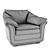 Streamline Muscat Armchair: Stylish and Comfy 3D model small image 3