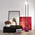 Modern Accent Set: Table & Floor Lamp 3D model small image 1