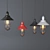 Industrial Loft Pendant Light 3D model small image 1