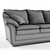 Streamline Muscat Sofa: Accurate Model with High-Quality Details 3D model small image 3