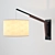 Talea Swing Arm Sconce: Modern Illumination 3D model small image 1