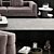 Luxury Minotti Alexander Sofa 2 - Sleek Italian Design 3D model small image 3