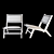 Drifted Oak Jensen Chair 3D model small image 3