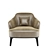 Luxurious Leslie Leather Armchair - Minotti 3D model small image 2