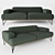 Elegant Armstrong Sofa: Timeless Comfort 3D model small image 1