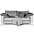 Ultimate Comfort: West Elm Harmony Sofa 3D model small image 2