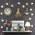 Coastal Decor Set: Shelves, Statuettes, Clock, Lantern & More 3D model small image 1