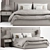 Luxurious Bed from Capital Collection 3D model small image 1