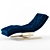 Modern Royce Chaise Lounge 3D model small image 2