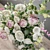 Elegant White Rose Bouquet 3D model small image 3