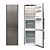 Liebherr CBS 1360: Sleek and Efficient Refrigerator 3D model small image 1