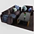 ZEUS Sofa: Stylish Furninova, Chair & Coffee Table Bundle 3D model small image 2