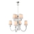 Thomas O'Brien Reed 8-Light Chandelier 3D model small image 1