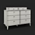 Mestre Mahogany Chest of Drawers 3D model small image 2