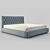 Elegant MESTRE Bed by Fratelli Barri 3D model small image 2