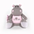 Adorable Hippo Umbrella Holder 3D model small image 1