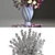 Spring Blossom Bouquet | Pink Tulips, Eucalyptus & Classic Vase 3D model small image 3