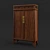 Elegant Qing Dynasty Cabinet 3D model small image 1