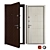 Vikont Entrance Metal Door: Secure and Stylish 3D model small image 1