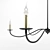 Saxon Chandelier: Classic Elegance for Your Space 3D model small image 2