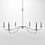 Saxon Chandelier: Classic Elegance for Your Space 3D model small image 3