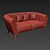 Modern Oreas Sofa with Stylish Aula Coffee Table 3D model small image 2