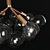 Ethereal Glass Globe Cluster Chandelier 3D model small image 2