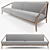 elegant luxury Rive Droite sofa 3D model small image 1