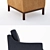 Dale Leather Armchair: Stylish Comfort for Any Space 3D model small image 2