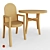 Summer Table & Chair Set 3D model small image 1