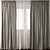 Exquisite Curtain Model: 3DS Max & OBJ Archive 3D model small image 1