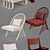 Rustic Rattan & Wicker Chairs 3D model small image 3