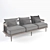 Cozy Copenhagen Sofa 3D model small image 2