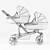 Double Delight: Twin Newborn Carriage 3D model small image 3