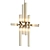 Elegant Golden Castle Pendant 3D model small image 1