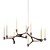 Bronze Agnes Candelabra: Hanging Elegance 3D model small image 1