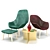 Danish Design: HAY Furniture 3D model small image 1