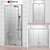 Shower doors Ravak | Blix
 Sleek Sliding Shower Doors 3D model small image 1