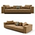 Contemporary Sofa - Sleek and Stylish 3D model small image 1